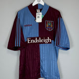 Shop 1996/98 BURNLEY *BNWT* HOME SHIRT (L) ADIDAS, classic football shirts, vintage football shirts & retro soccer jerseys at Cult Kits