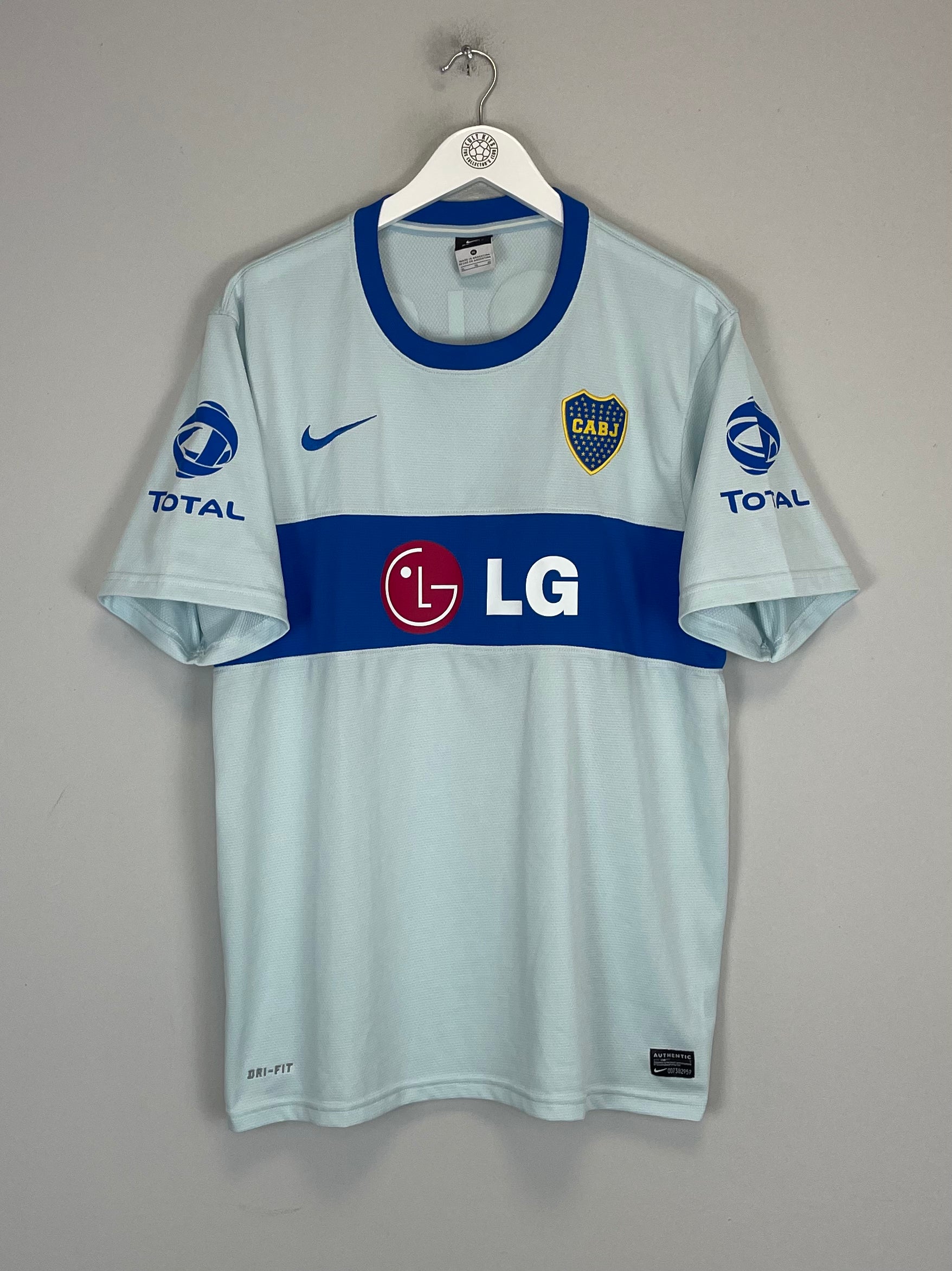 Shop 2010/11 BOCA JUNIORS AWAY SHIRT (XL) NIKE, classic football shirts, vintage football shirts & retro soccer jerseys at Cult Kits