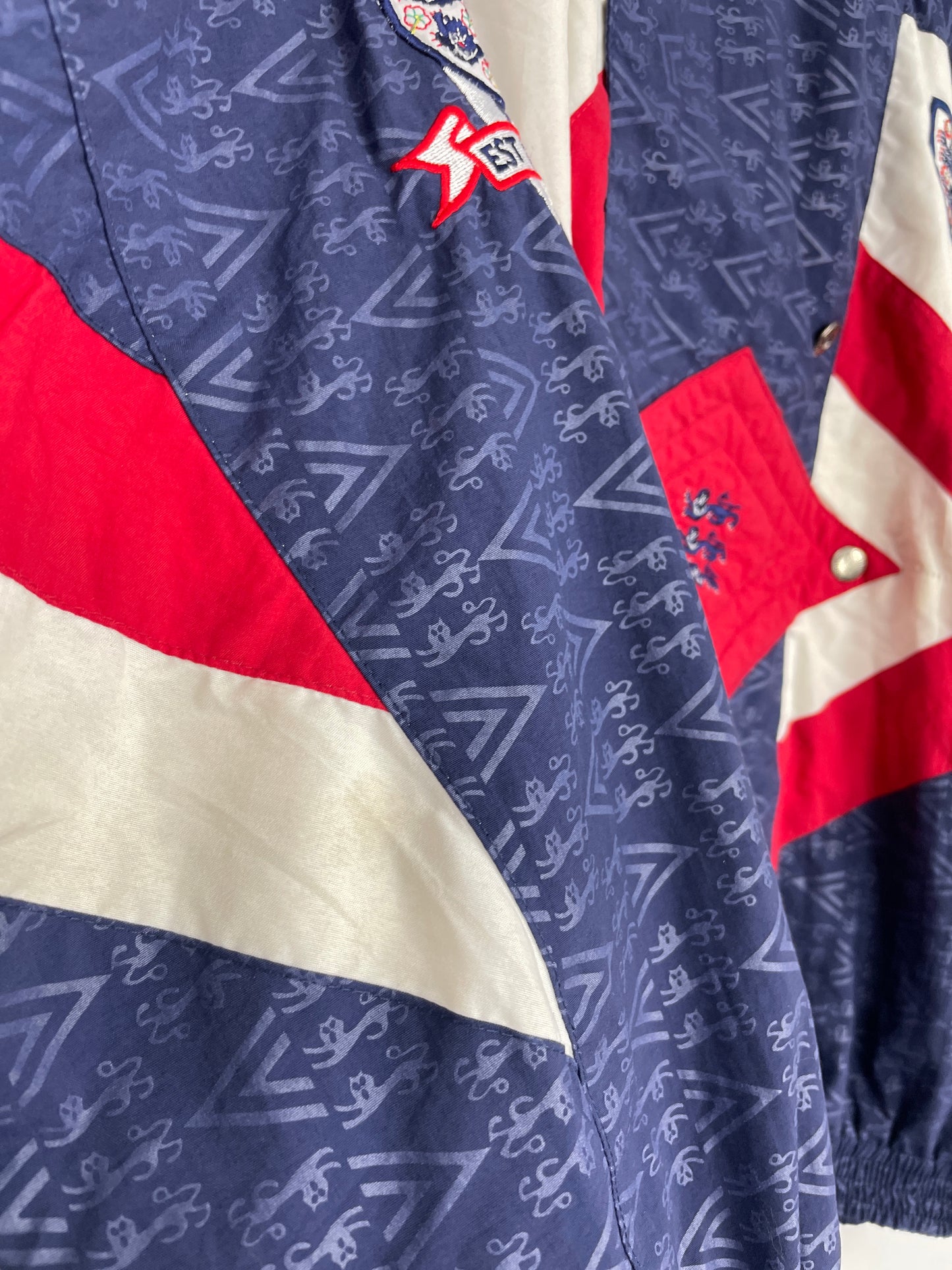 1990/92 ENGLAND TRAINING JACKET (M) UMBRO