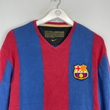 Shop 2007/08 BARCELONA HERITAGE JUMPER (M) NIKE, classic football shirts, vintage football shirts & retro soccer jerseys at Cult Kits