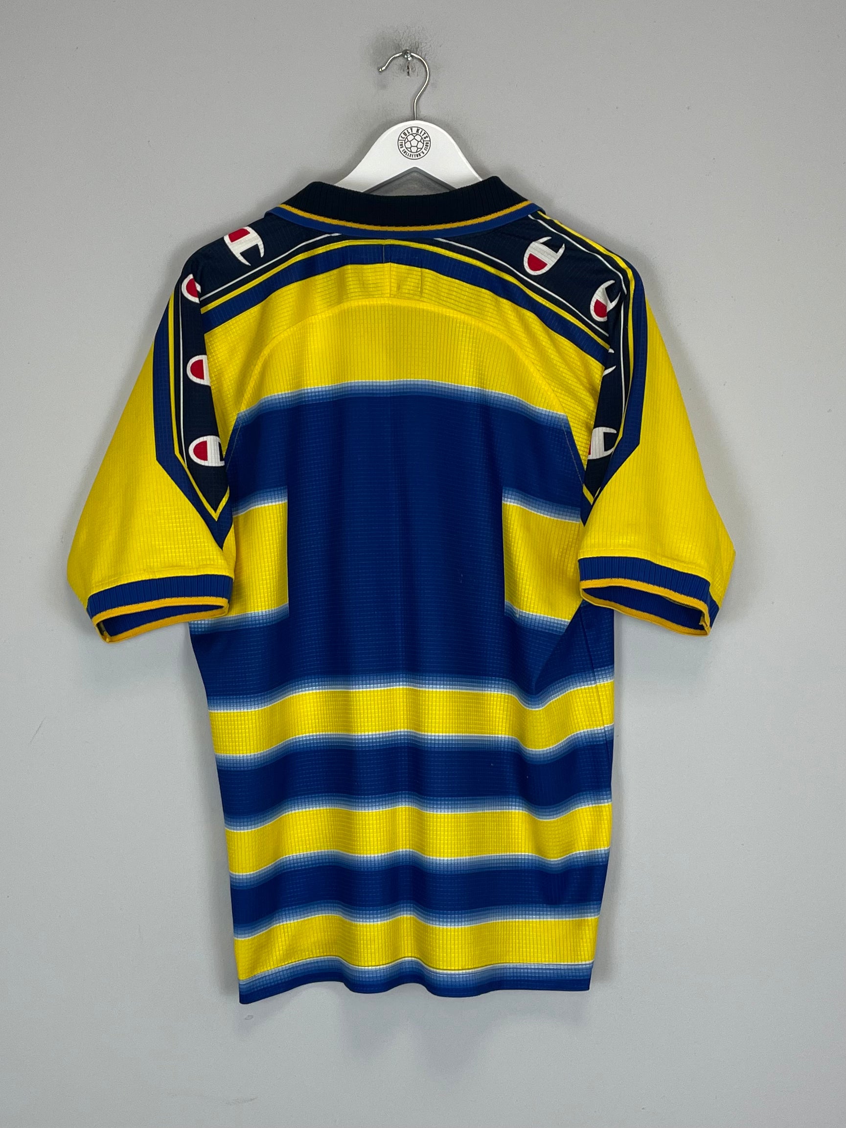 Shop 1999/00 PARMA HOME SHIRT (L) CHAMPION, classic football shirts, vintage football shirts & retro soccer jerseys at Cult Kits