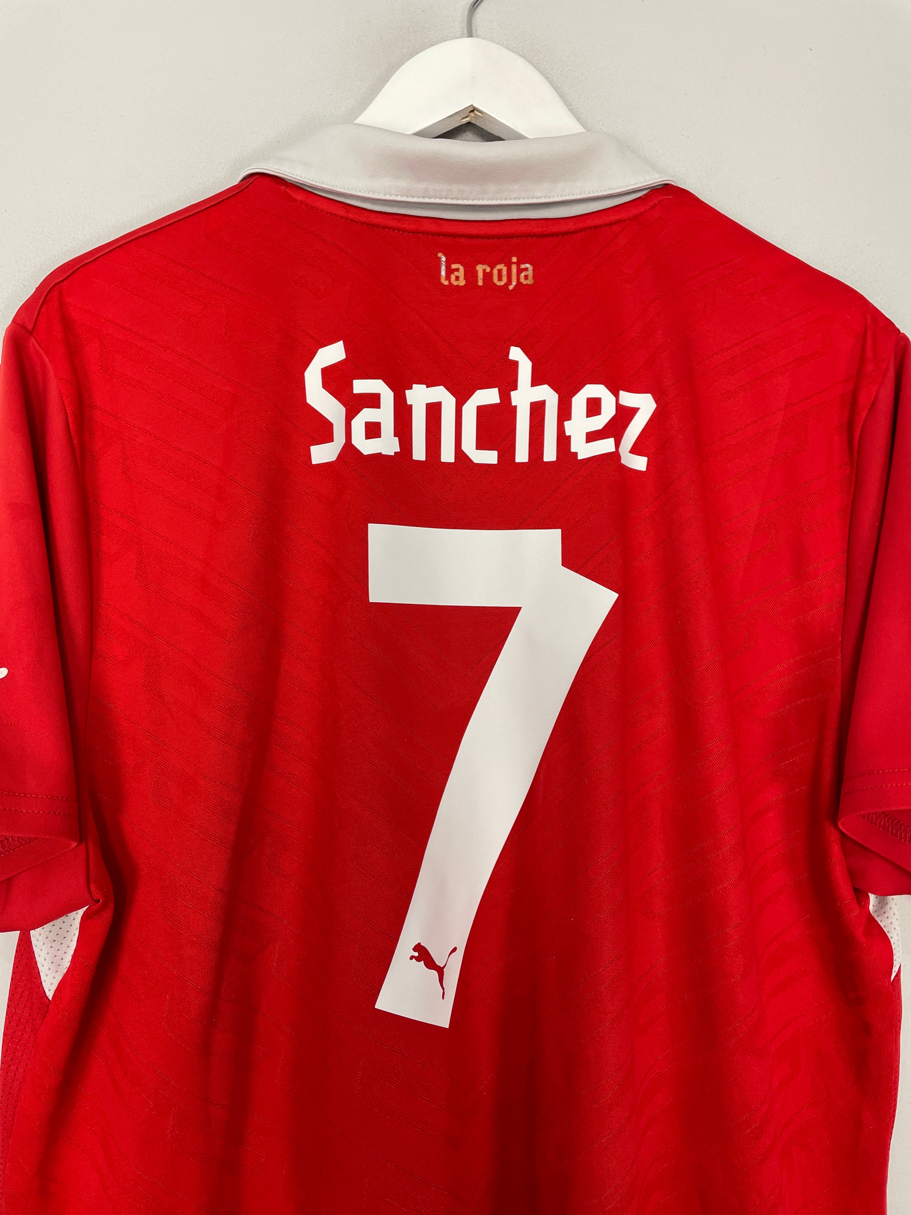 Shop 2012/13 CHILE SANCHEZ #7 HOME SHIRT (XXL) PUMA, classic football shirts, vintage football shirts & retro soccer jerseys at Cult Kits