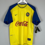 Shop 2003/04 CLUB AMERICA *BNWT* HOME SHIRT (MULTIPLE SIZES) NIKE, classic football shirts, vintage football shirts & retro soccer jerseys at Cult Kits