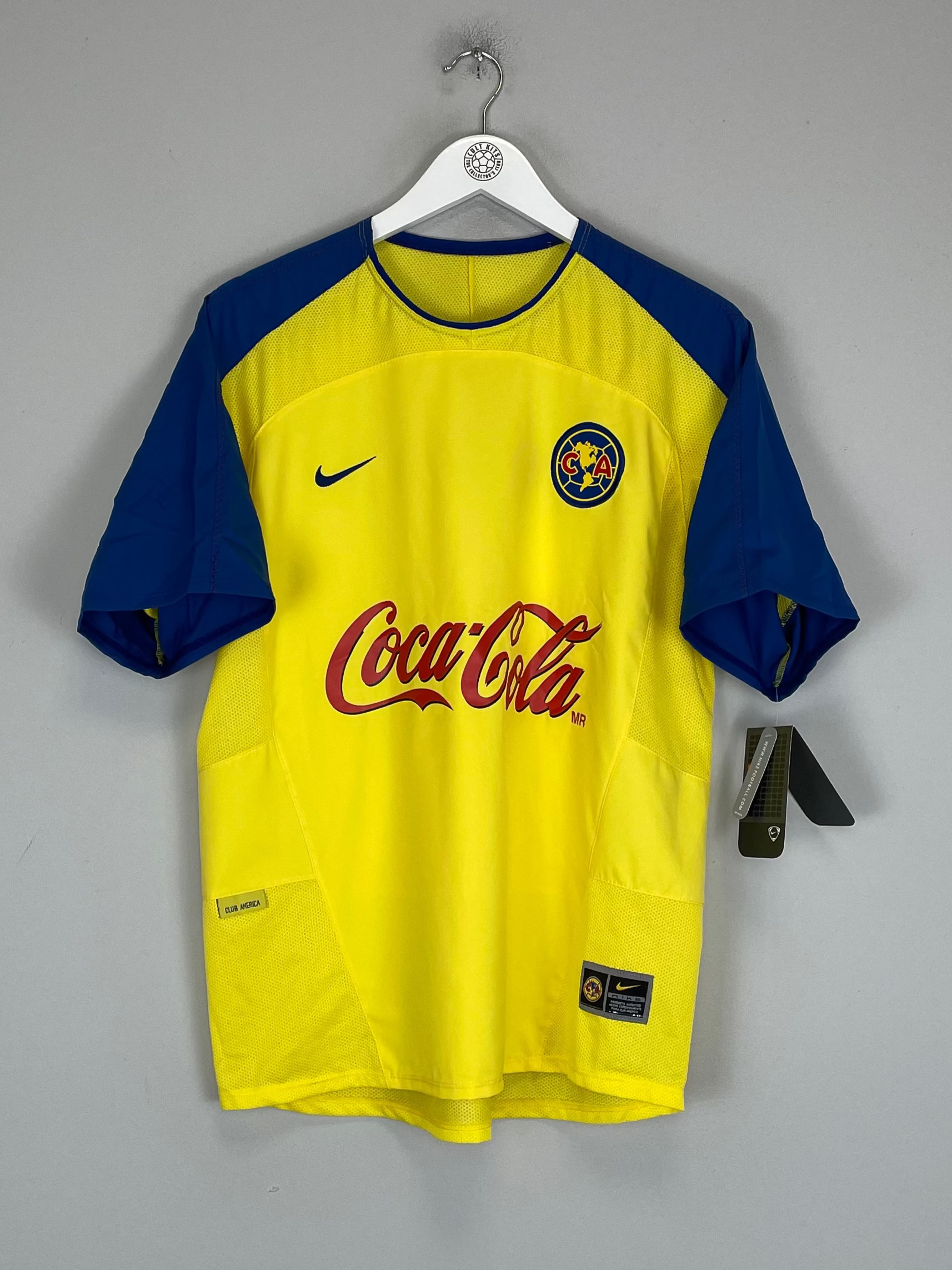 Shop 2003/04 CLUB AMERICA *BNWT* HOME SHIRT (MULTIPLE SIZES) NIKE, classic football shirts, vintage football shirts & retro soccer jerseys at Cult Kits