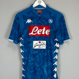 Shop 2019/20 NAPOLI HOME SHIRT (M) KAPPA, classic football shirts, vintage football shirts & retro soccer jerseys at Cult Kits