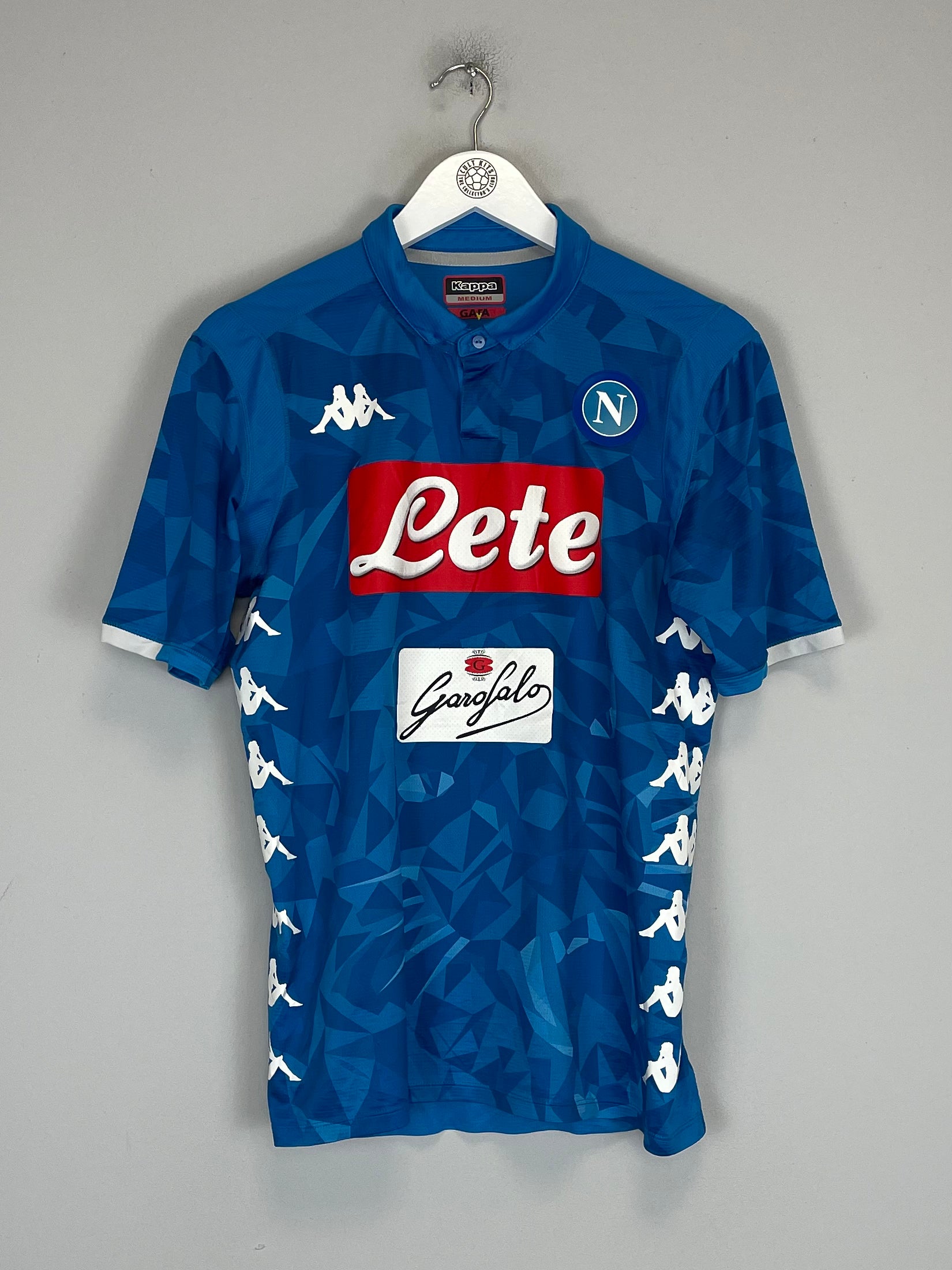 Shop 2019/20 NAPOLI HOME SHIRT (M) KAPPA, classic football shirts, vintage football shirts & retro soccer jerseys at Cult Kits