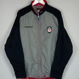 Shop 2002/04 LIVERPOOL TRACK JACKET (M) REEBOK, classic football shirts, vintage football shirts & retro soccer jerseys at Cult Kits