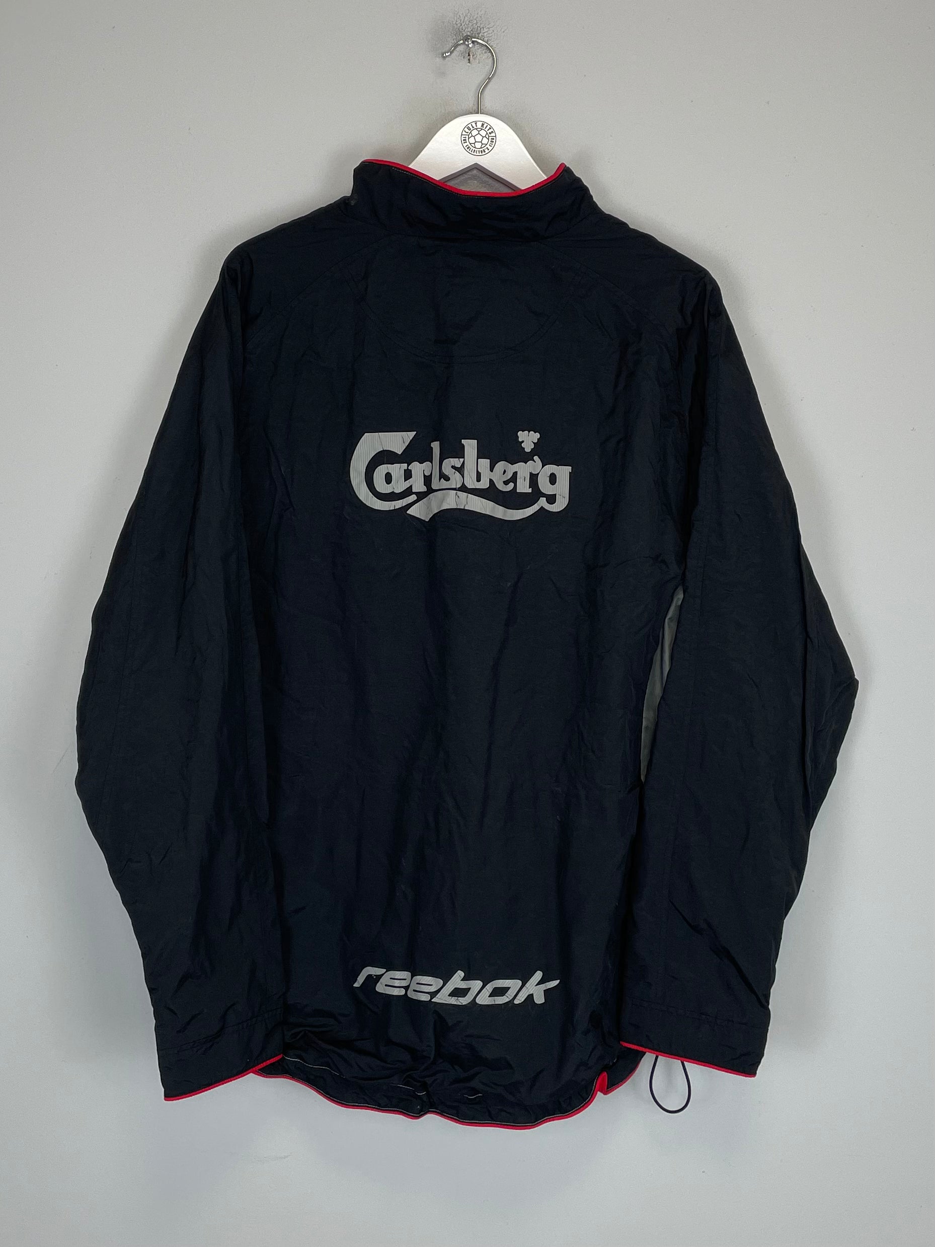 Shop 2002/04 LIVERPOOL TRACK JACKET (M) REEBOK, classic football shirts, vintage football shirts & retro soccer jerseys at Cult Kits