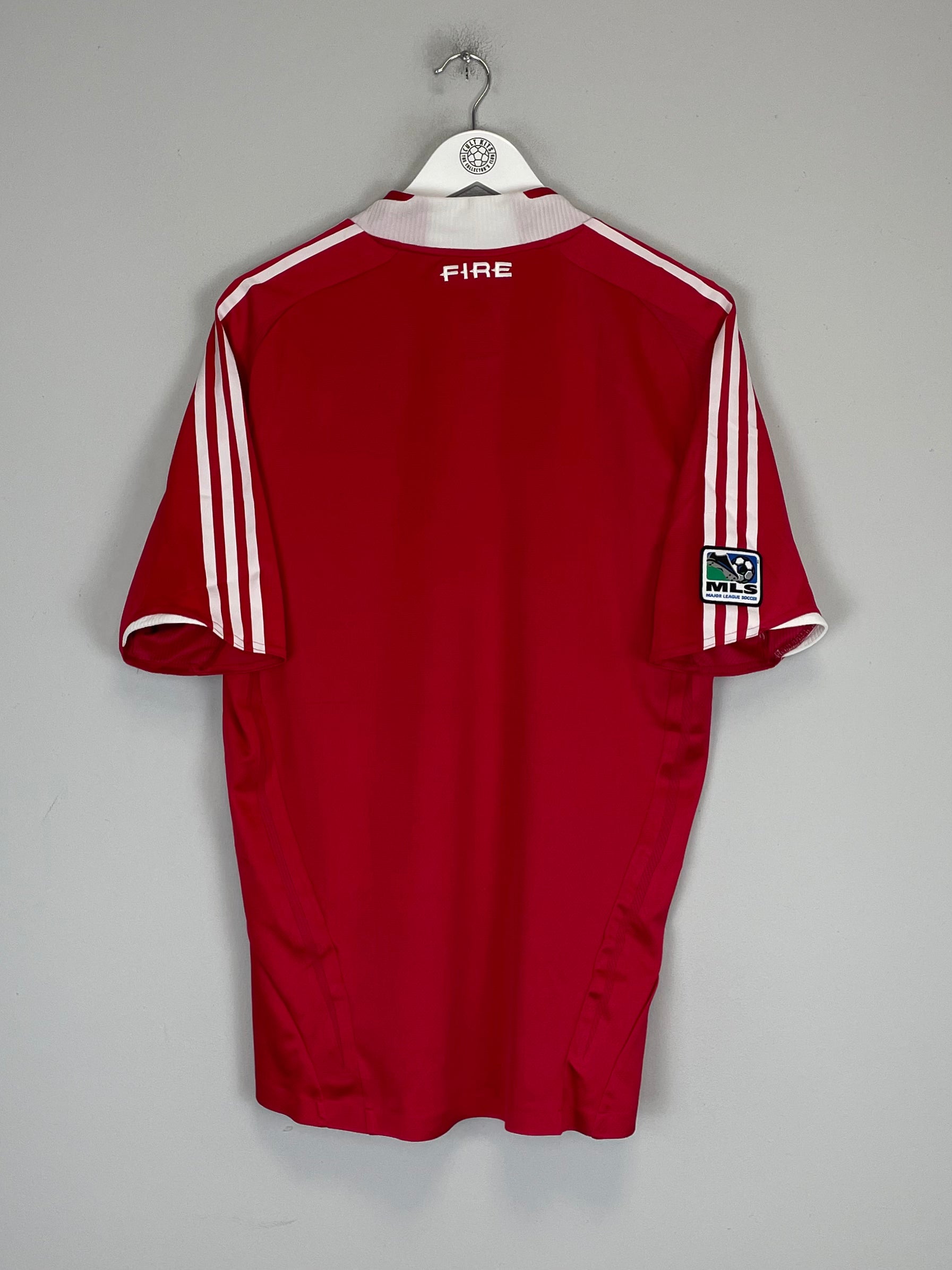 Shop 2008/09 CHICAGO FIRE *PLAYER ISSUE* HOME SHIRT (L) ADIDAS, classic football shirts, vintage football shirts & retro soccer jerseys at Cult Kits