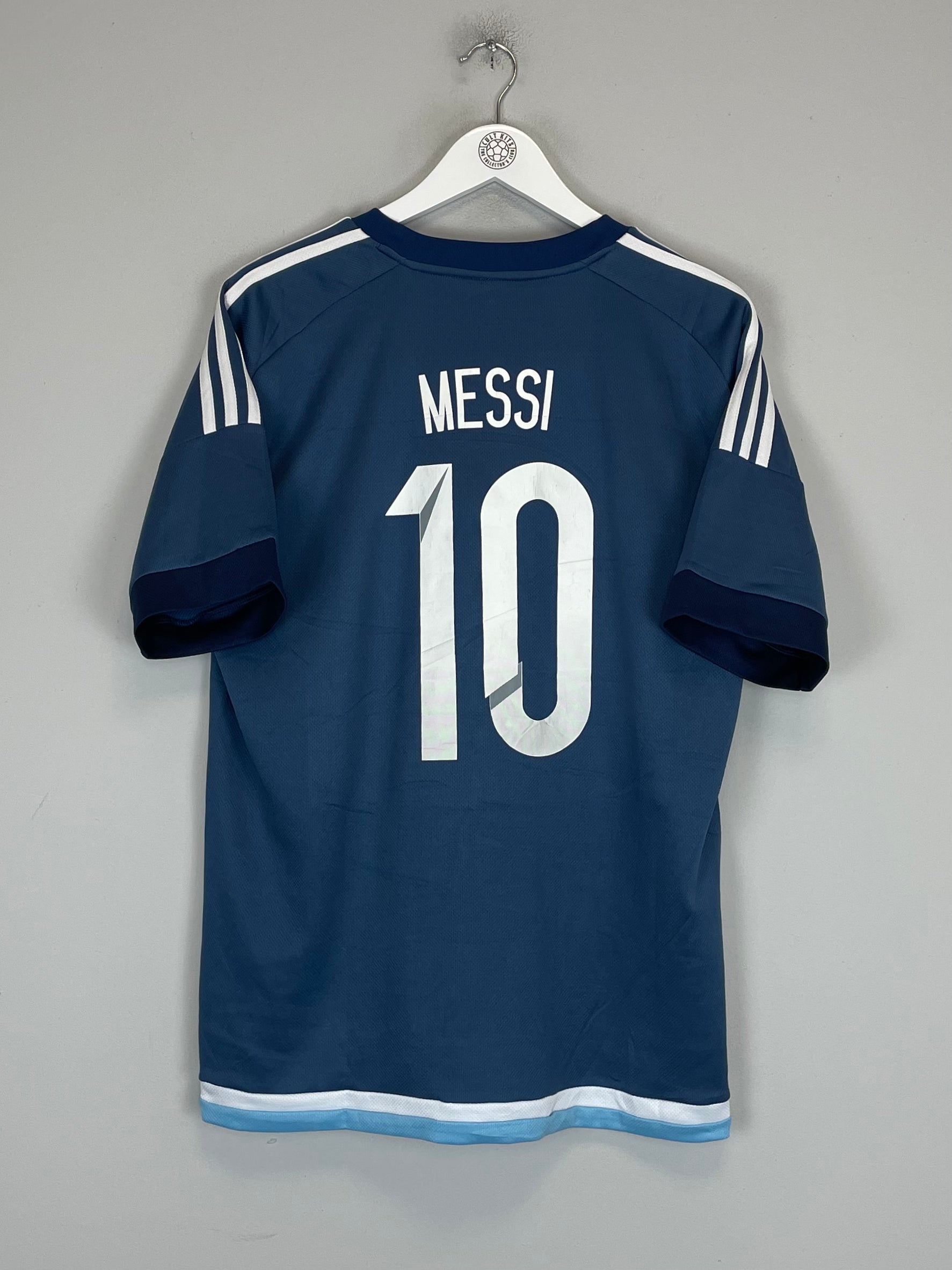 Shop 2015/16 ARGENTINA MESSI #10 AWAY SHIRT (L) ADIDAS, classic football shirts, vintage football shirts & retro soccer jerseys at Cult Kits
