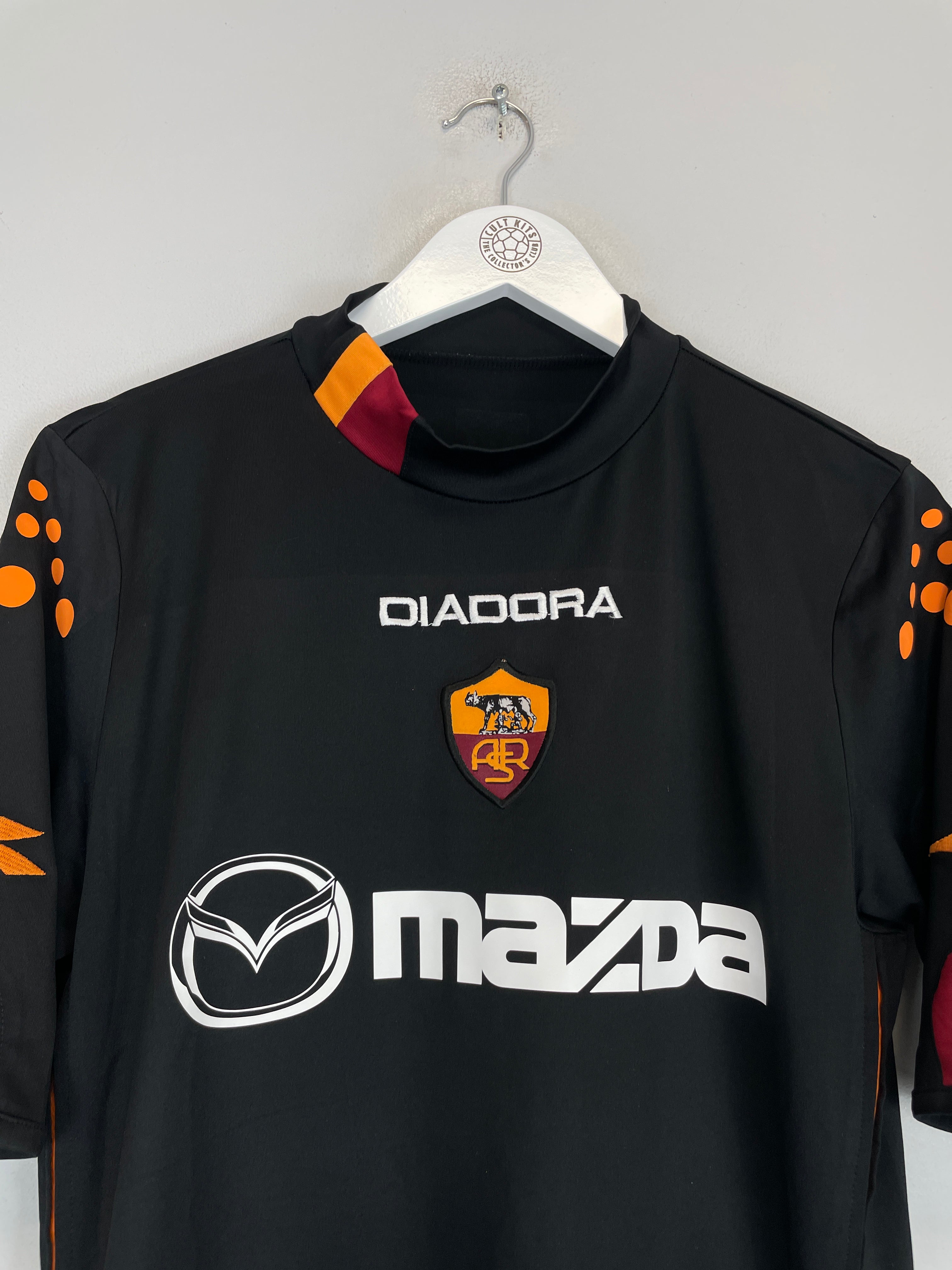 Shop 2004/05 ROMA TOTTI #10 AWAY SHIRT (S) DIADORA, classic football shirts, vintage football shirts & retro soccer jerseys at Cult Kits