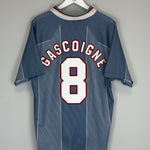 Shop 1996/97 ENGLAND GASCOIGNE #8 AWAY SHIRT (XL) UMBRO, classic football shirts, vintage football shirts & retro soccer jerseys at Cult Kits