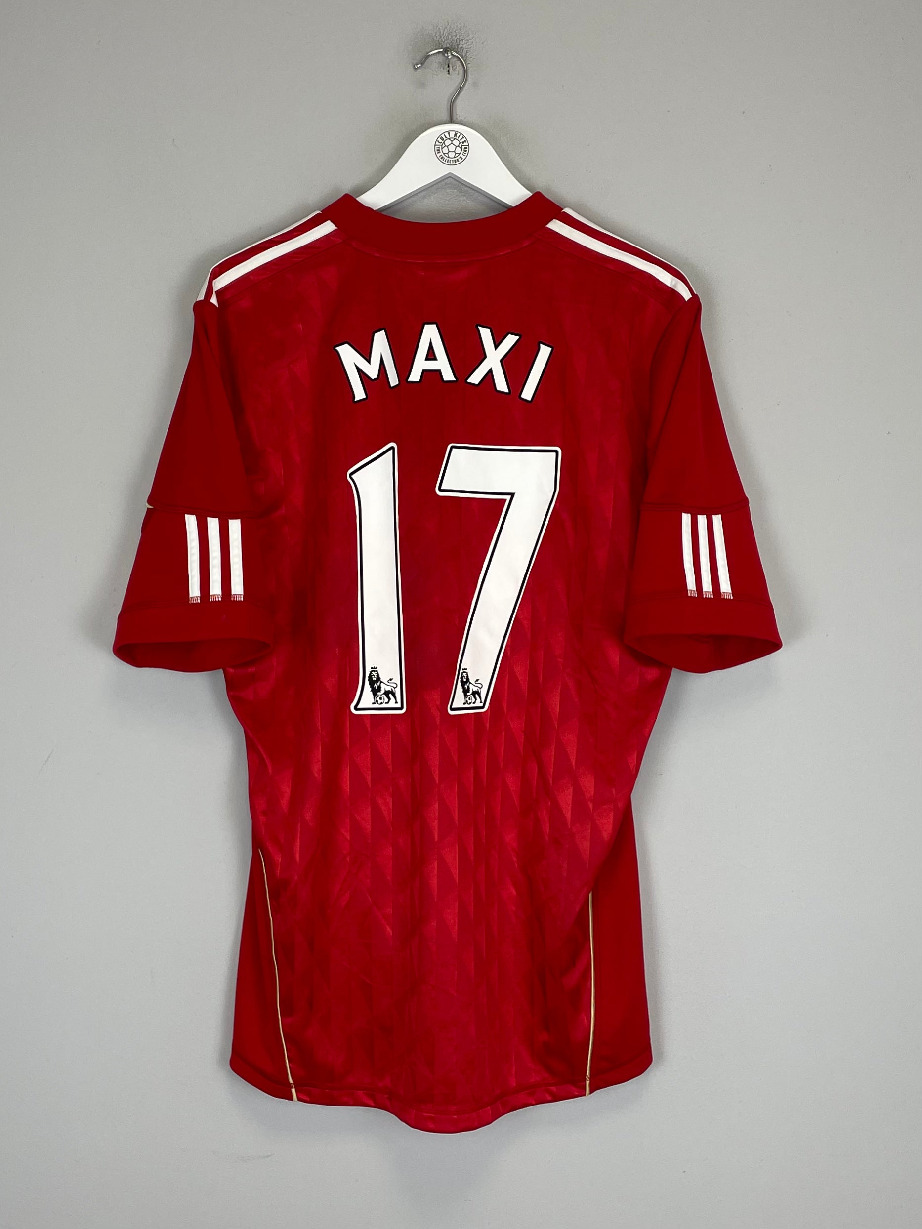 Shop 2010/12 LIVERPOOL MAXI #17 HOME SHIRT (L) ADIDAS, classic football shirts, vintage football shirts & retro soccer jerseys at Cult Kits