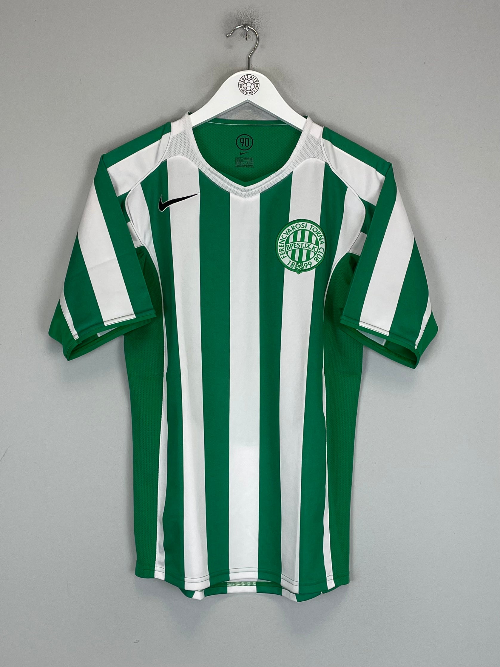 Shop 2005/06 FERENCVAROS HOME SHIRT (S) NIKE, classic football shirts, vintage football shirts & retro soccer jerseys at Cult Kits