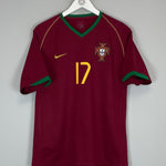 Shop 2006/08 PORTUGAL RONALDO #17 HOME SHIRT (M) NIKE, classic football shirts, vintage football shirts & retro soccer jerseys at Cult Kits