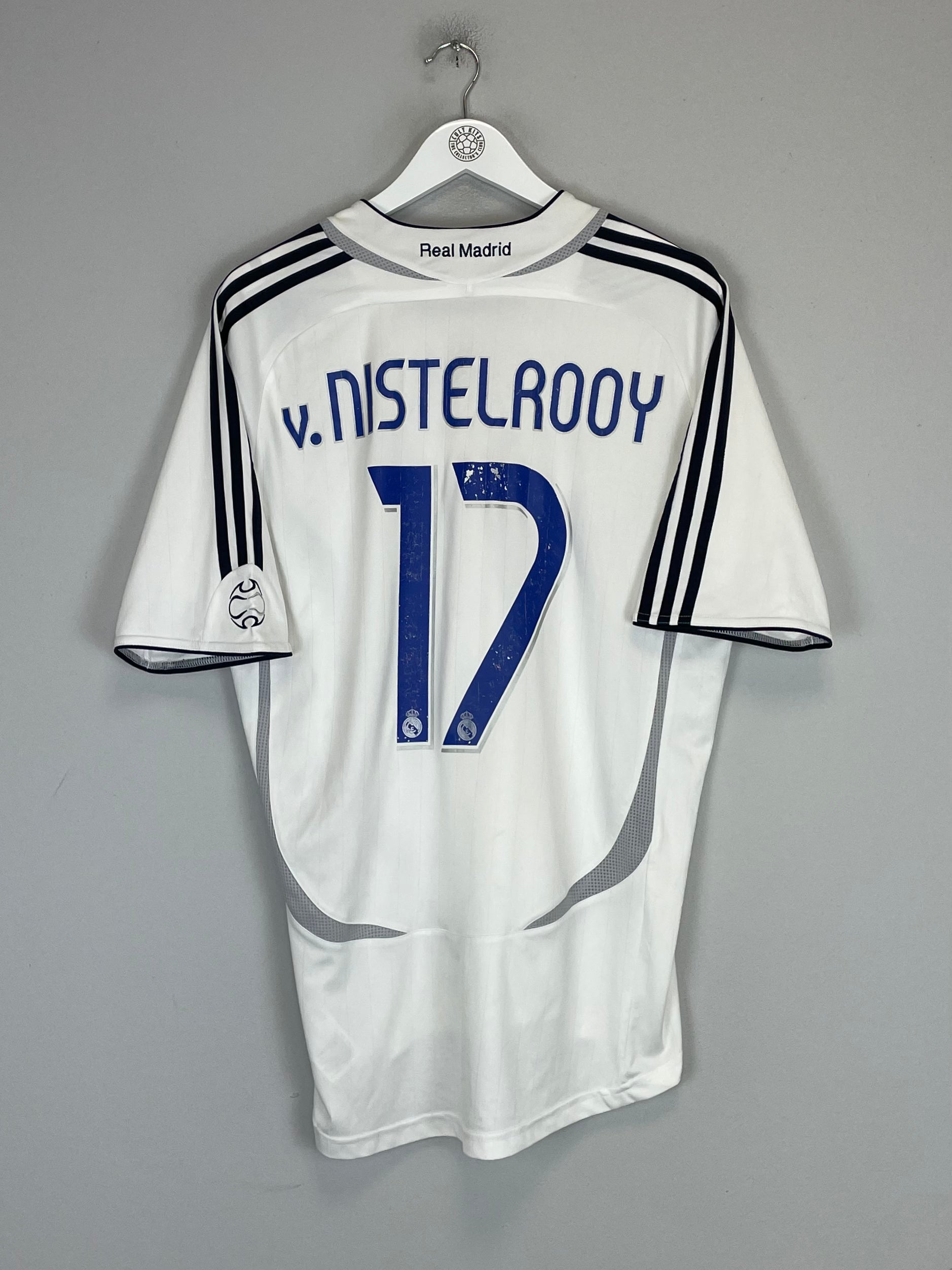 Shop 2006/07 REAL MADRID V.NISTELROOY #17 HOME SHIRT (L) ADIDAS, classic football shirts, vintage football shirts & retro soccer jerseys at Cult Kits