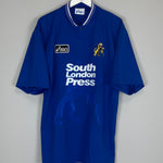 Shop 1996/97 MILLWALL *MINT* HOME SHIRT (L) ASICS, classic football shirts, vintage football shirts & retro soccer jerseys at Cult Kits