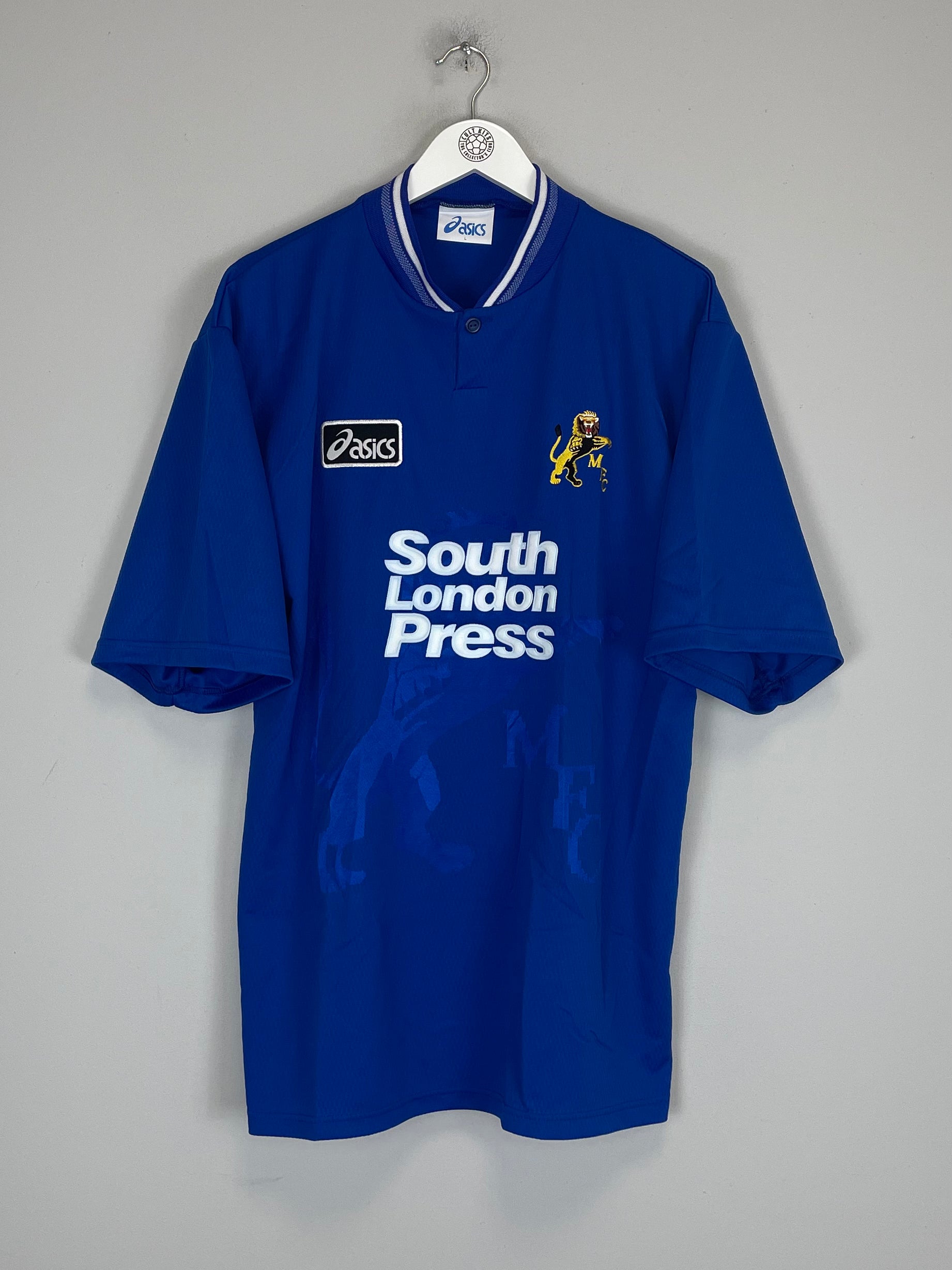 Shop 1996/97 MILLWALL *MINT* HOME SHIRT (L) ASICS, classic football shirts, vintage football shirts & retro soccer jerseys at Cult Kits