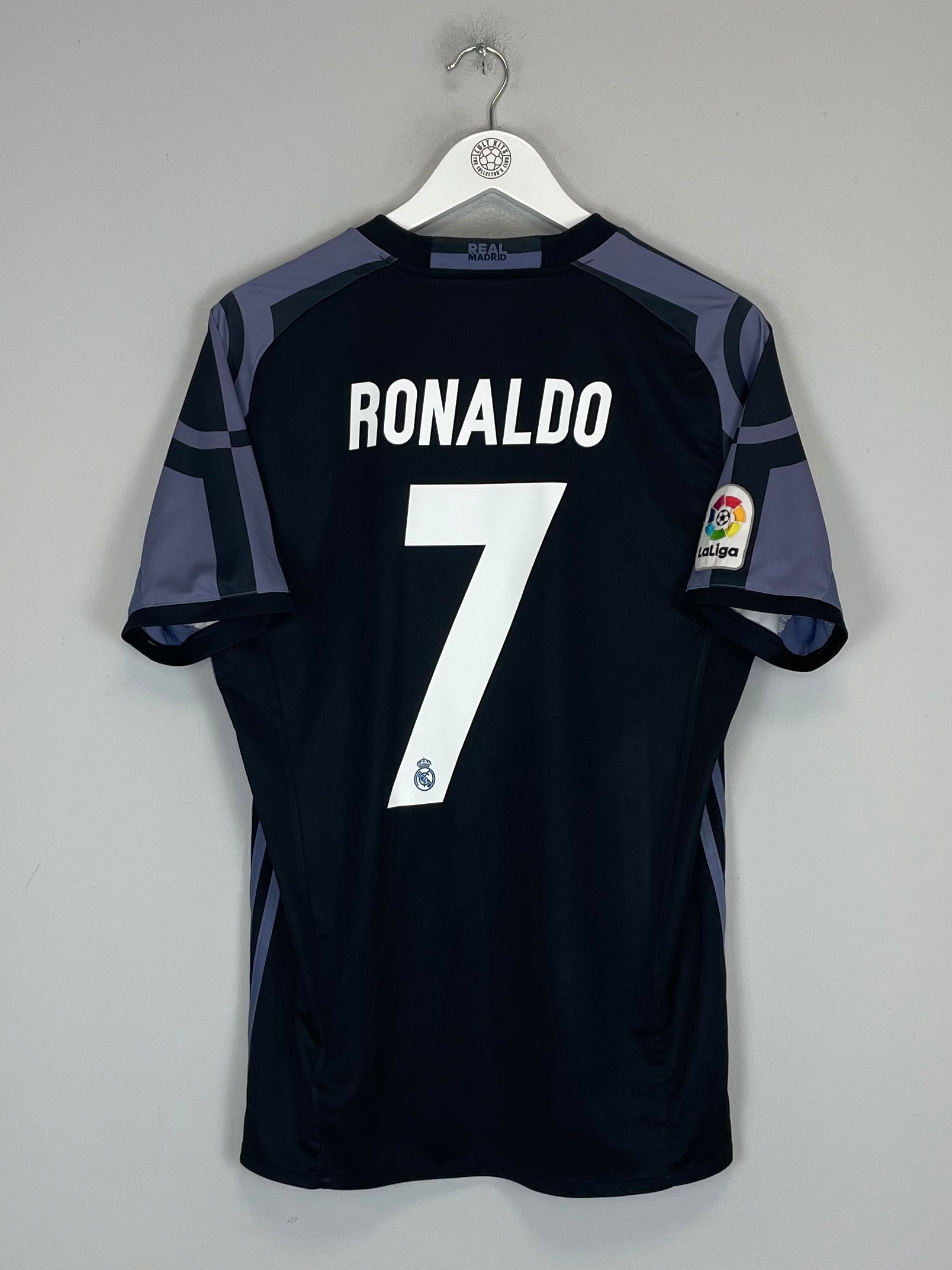 Shop 2016/17 REAL MADRID RONALDO #7 THIRD SHIRT (M) ADIDAS, classic football shirts, vintage football shirts & retro soccer jerseys at Cult Kits