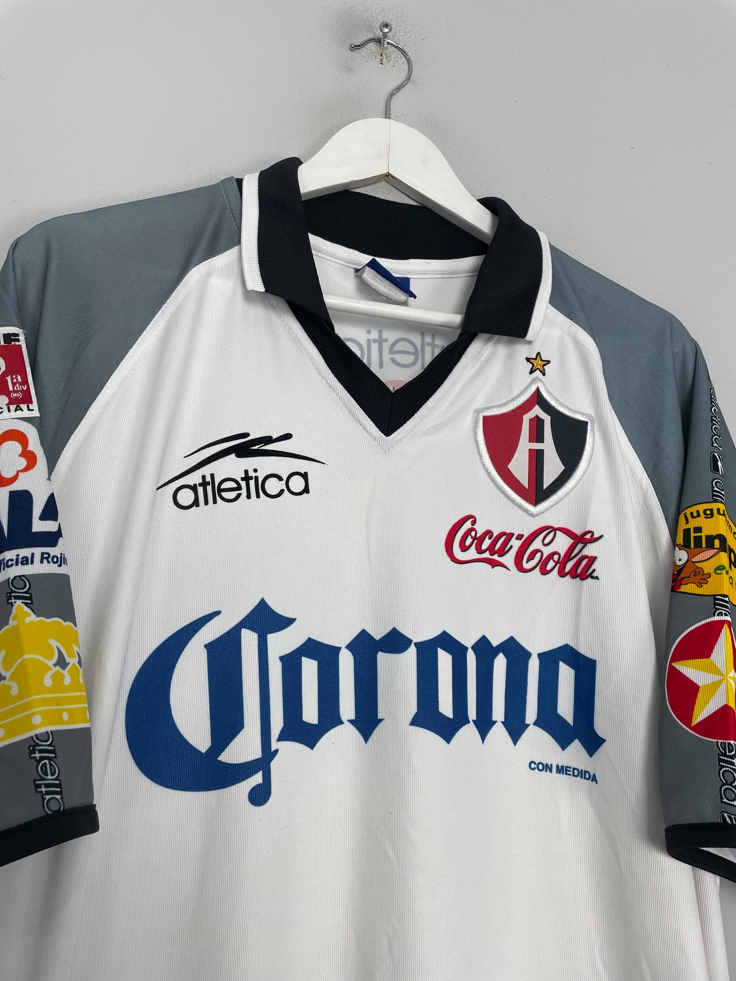 2000/01 ATLAS AWAY SHIRT (L) ATLETICA