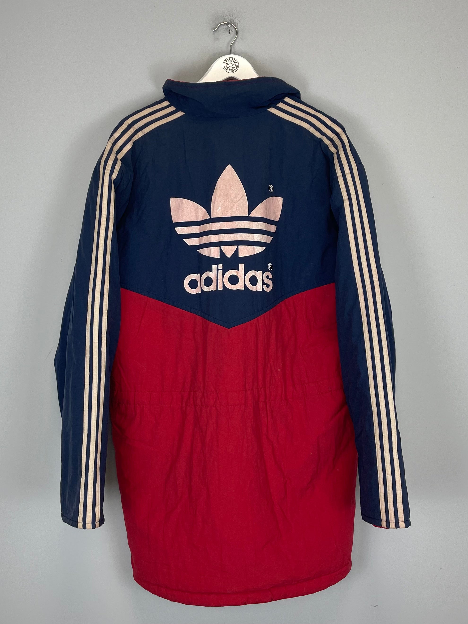 Shop 1990/91 ARSENAL BENCH COAT (L) ADIDAS, classic football shirts, vintage football shirts & retro soccer jerseys at Cult Kits