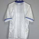 Shop 1996/97 BURY FC *MINT* HOME SHIRT (L) LE COQ, classic football shirts, vintage football shirts & retro soccer jerseys at Cult Kits