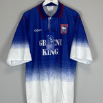 Shop 1995/97 IPSWICH TOWN *BNWT* HOME SHIRT (L) CORE, classic football shirts, vintage football shirts & retro soccer jerseys at Cult Kits