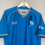 Shop 2022/23 Napoli *BNWT* Sponsorless Home Shirt (Multiple Sizes) EA7, classic football shirts, vintage football shirts & retro soccer jerseys at Cult Kits