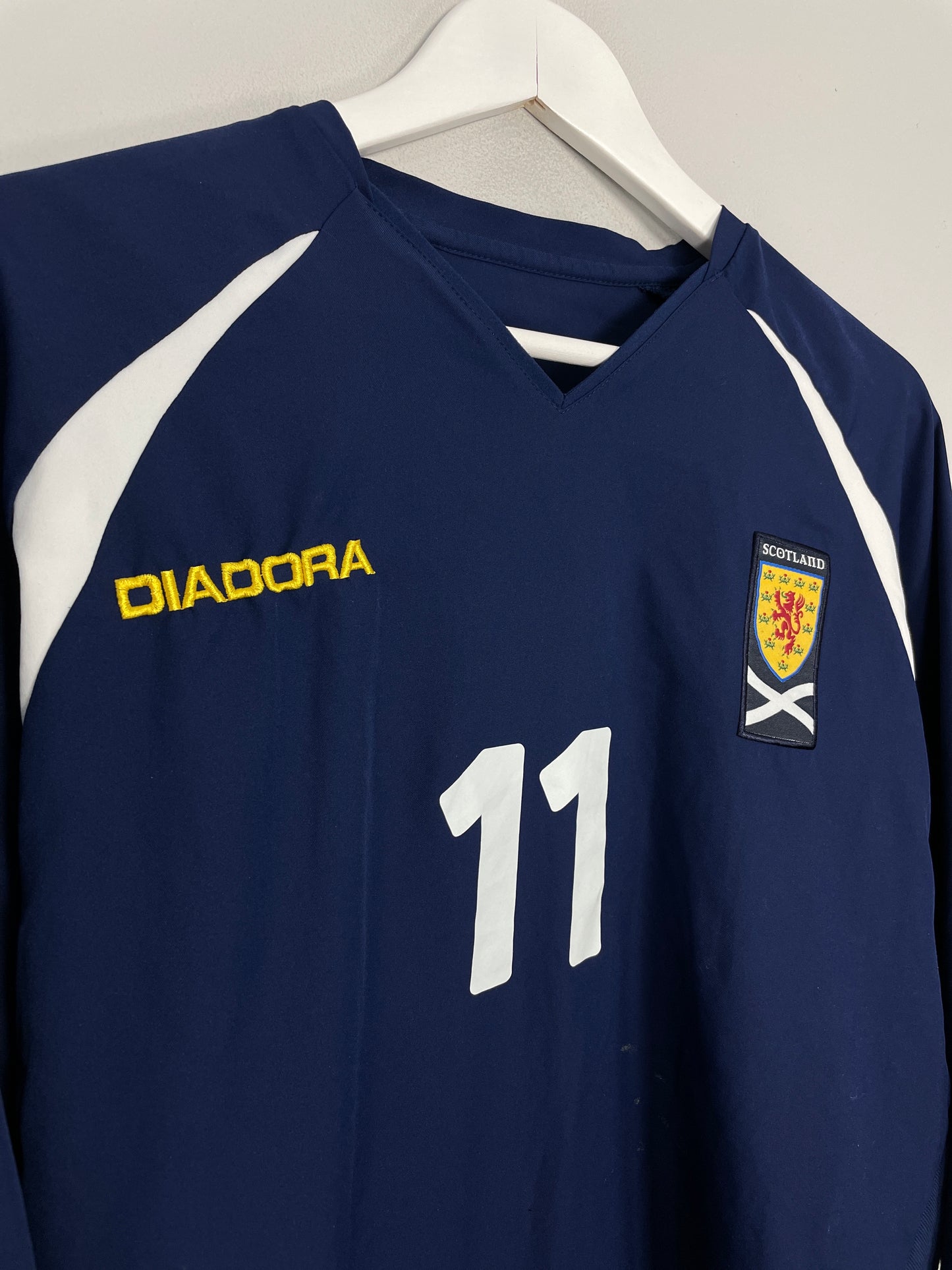 2003/05 SCOTLAND #11 L/S WOMENS SHIRT (XL) DIADORA