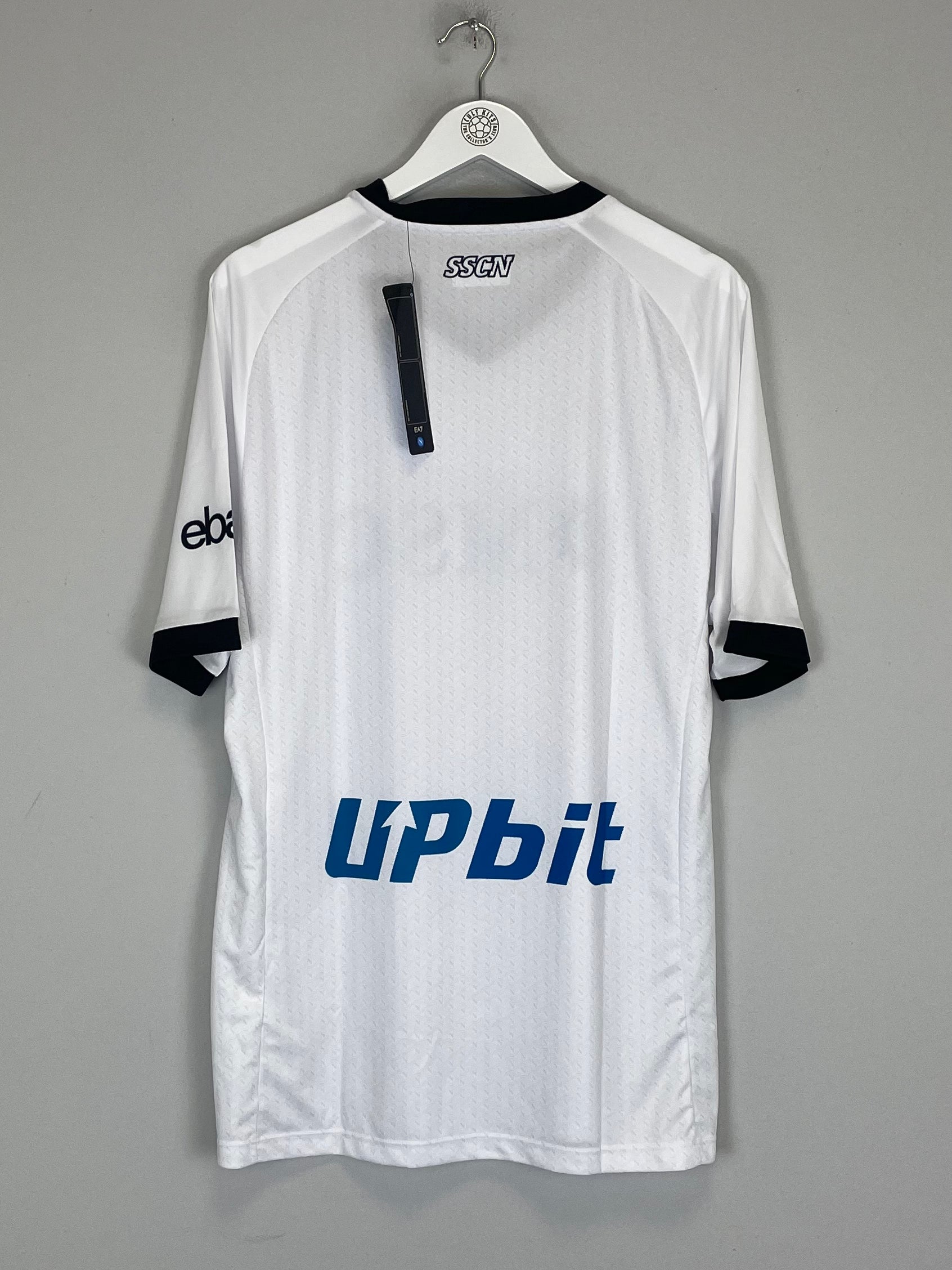 Shop 2023/24 Napoli *BNWT* Away Shirt (XXXL) EA7, classic football shirts, vintage football shirts & retro soccer jerseys at Cult Kits