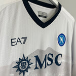Shop 2023/24 Napoli *BNWT* Away Shirt (XXXL) EA7, classic football shirts, vintage football shirts & retro soccer jerseys at Cult Kits