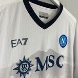 Shop 2023/24 Napoli *BNWT* Away Shirt (XXXL) EA7, classic football shirts, vintage football shirts & retro soccer jerseys at Cult Kits