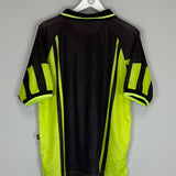 Shop 1996/97 DORTMUND AWAY SHIRT (L) NIKE, classic football shirts, vintage football shirts & retro soccer jerseys at Cult Kits