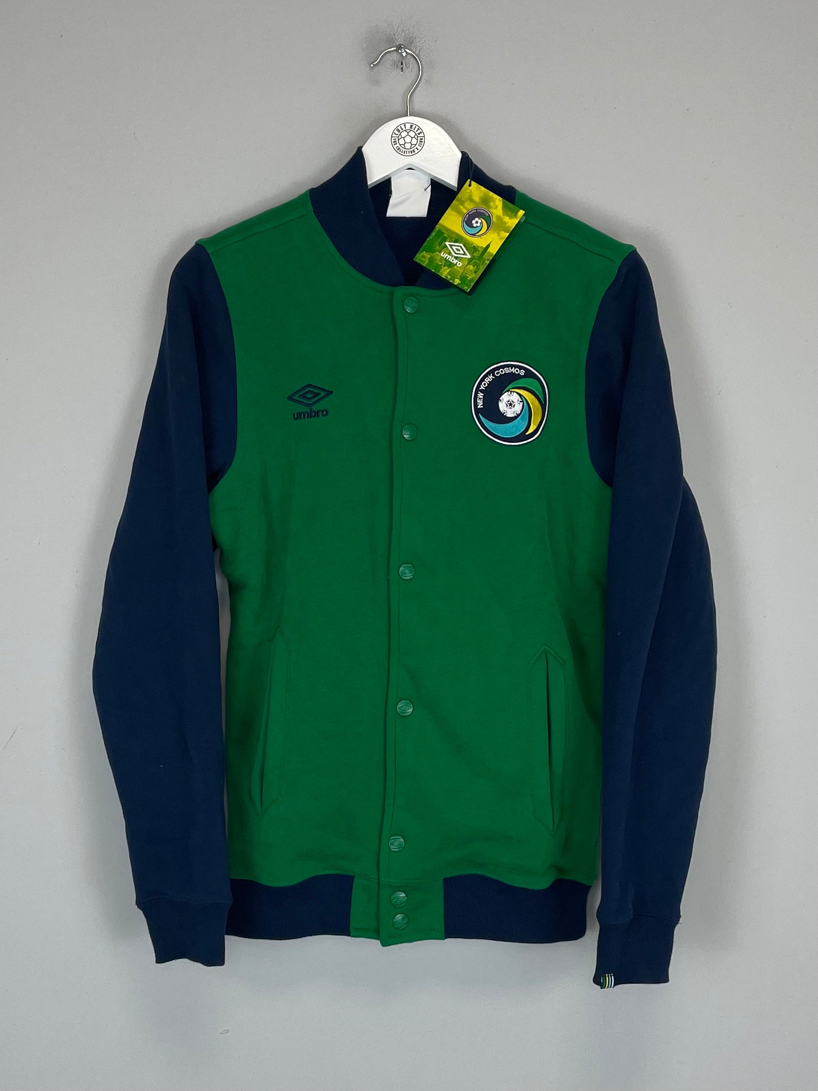 Shop 2011/12 NEW YORK COSMOS *BNWT* FLEECE BASEBALL JACKET (S) UMBRO, classic football shirts, vintage football shirts & retro soccer jerseys at Cult Kits