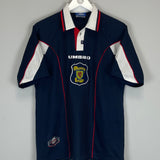Shop 1996/98 SCOTLAND HOME SHIRT (M) UMBRO, classic football shirts, vintage football shirts & retro soccer jerseys at Cult Kits