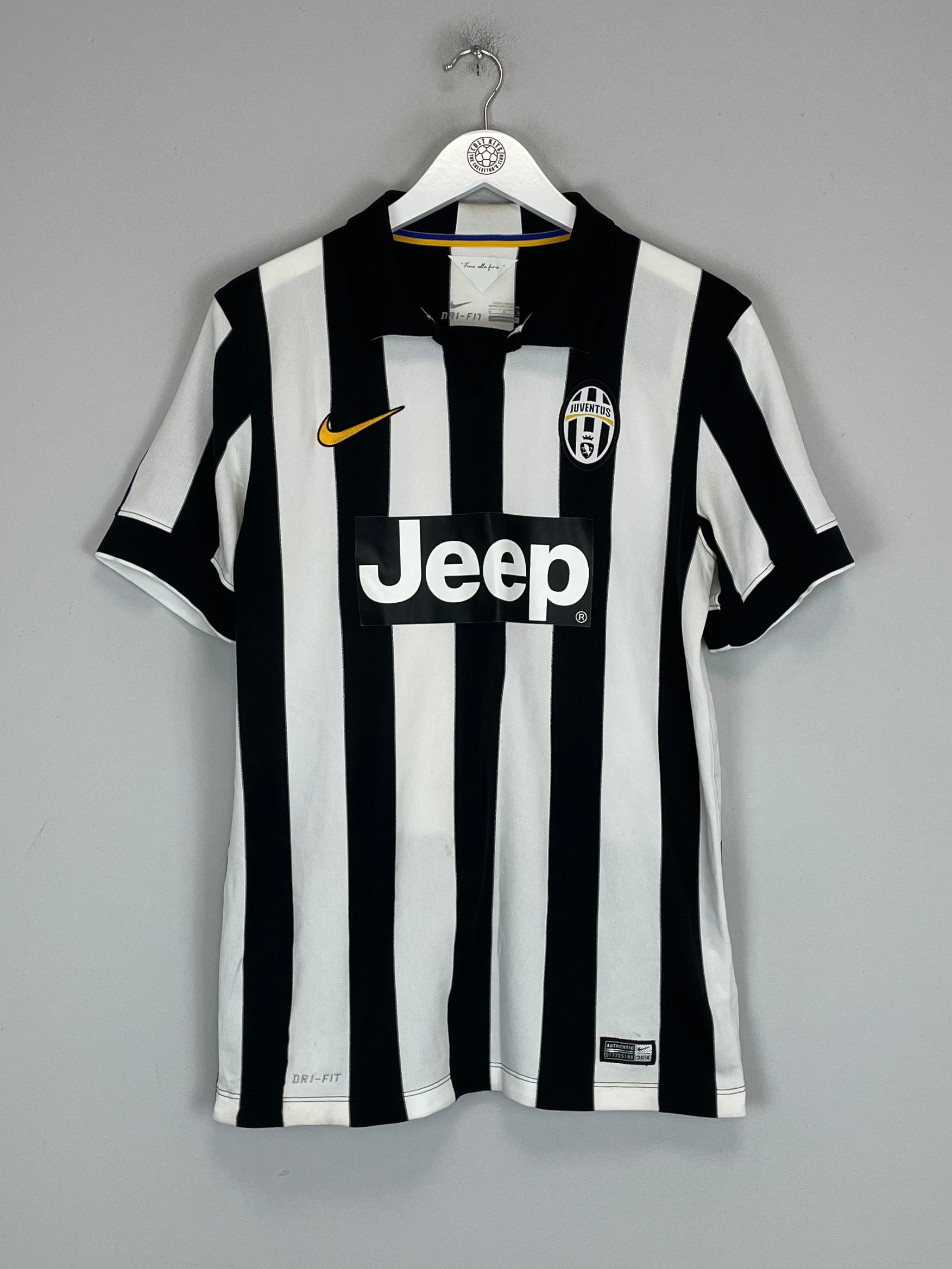 Shop 2014/15 JUVENTUS HOME SHIRT (M) NIKE, classic football shirts, vintage football shirts & retro soccer jerseys at Cult Kits
