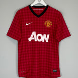 Shop 2012/13 MANCHESTER UNITED CHICHARITO #14 HOME SHIRT (M) NIKE, classic football shirts, vintage football shirts & retro soccer jerseys at Cult Kits