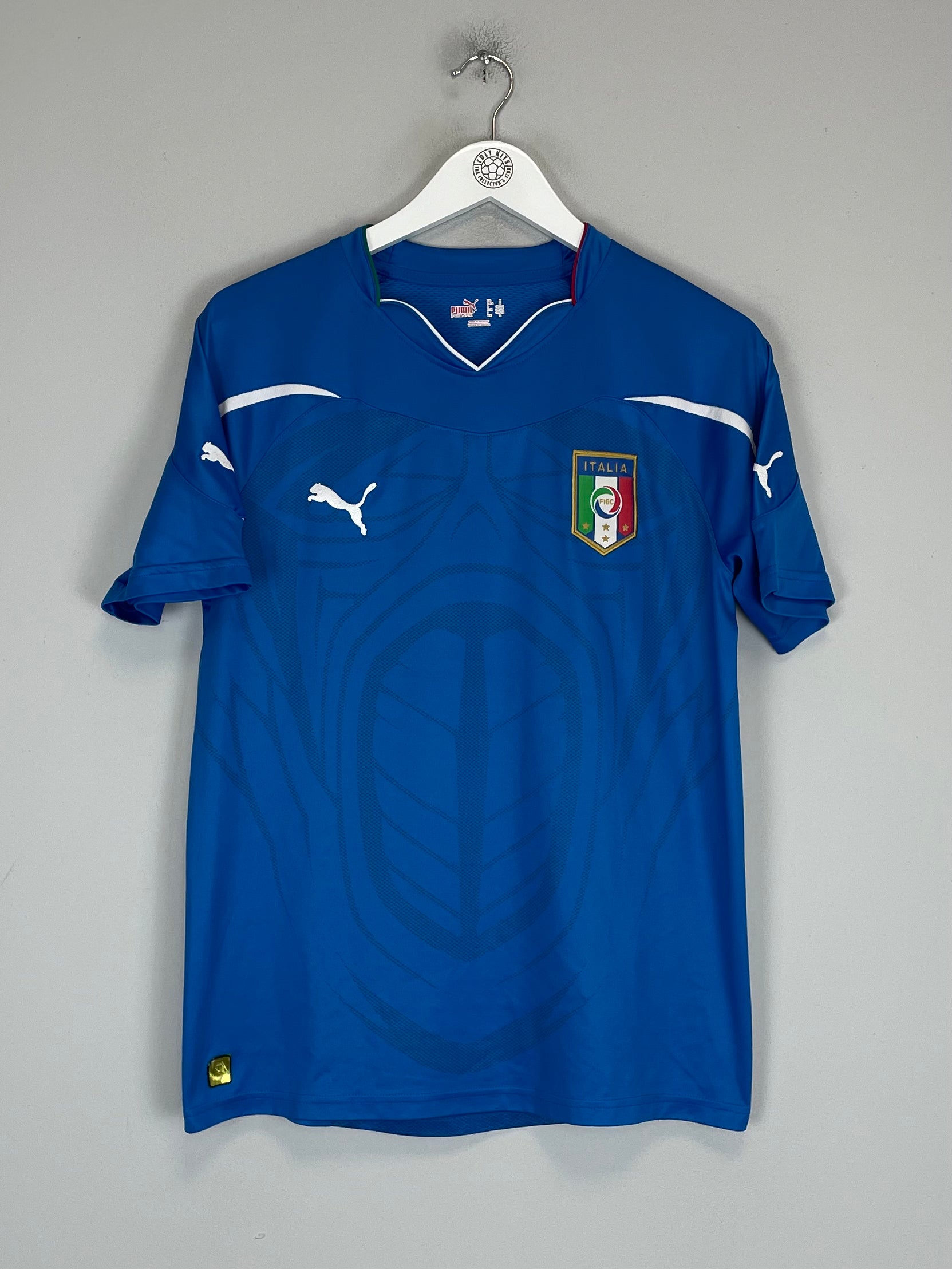 Shop 2010/12 ITALY HOME SHIRT (M) PUMA, classic football shirts, vintage football shirts & retro soccer jerseys at Cult Kits