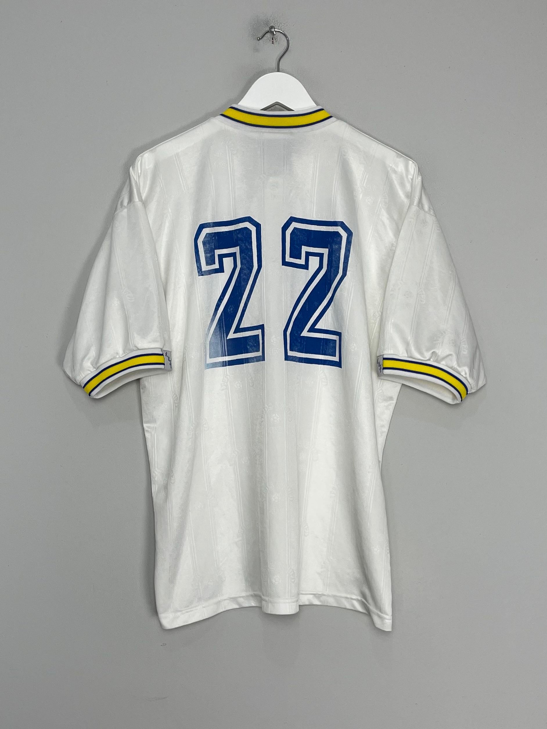 Shop 1996/98 LEEDS UNITED #22 HOME SHIRT (L) PUMA, classic football shirts, vintage football shirts & retro soccer jerseys at Cult Kits
