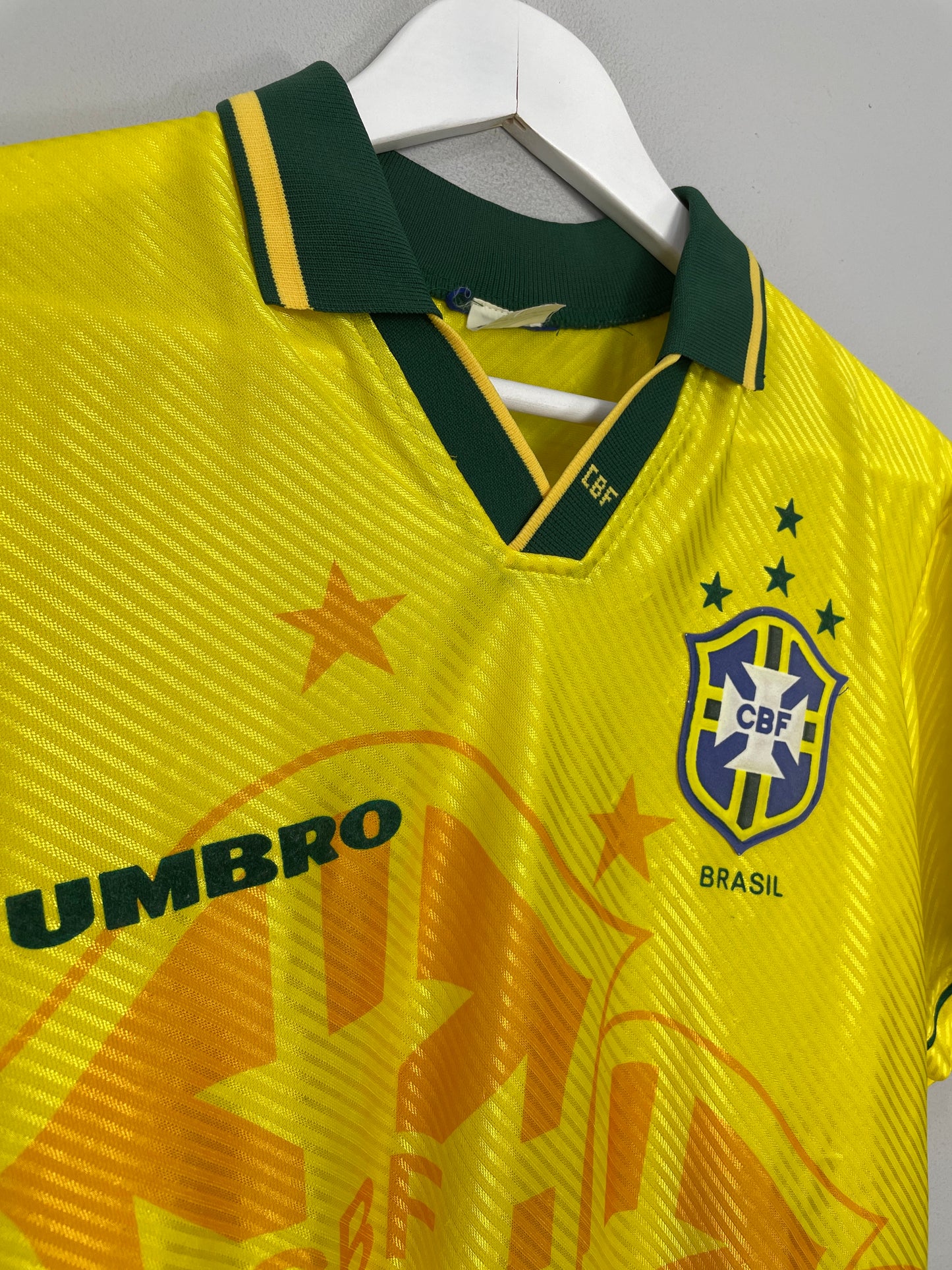 1994 BRAZIL HOME SHIRT (S) UMBRO