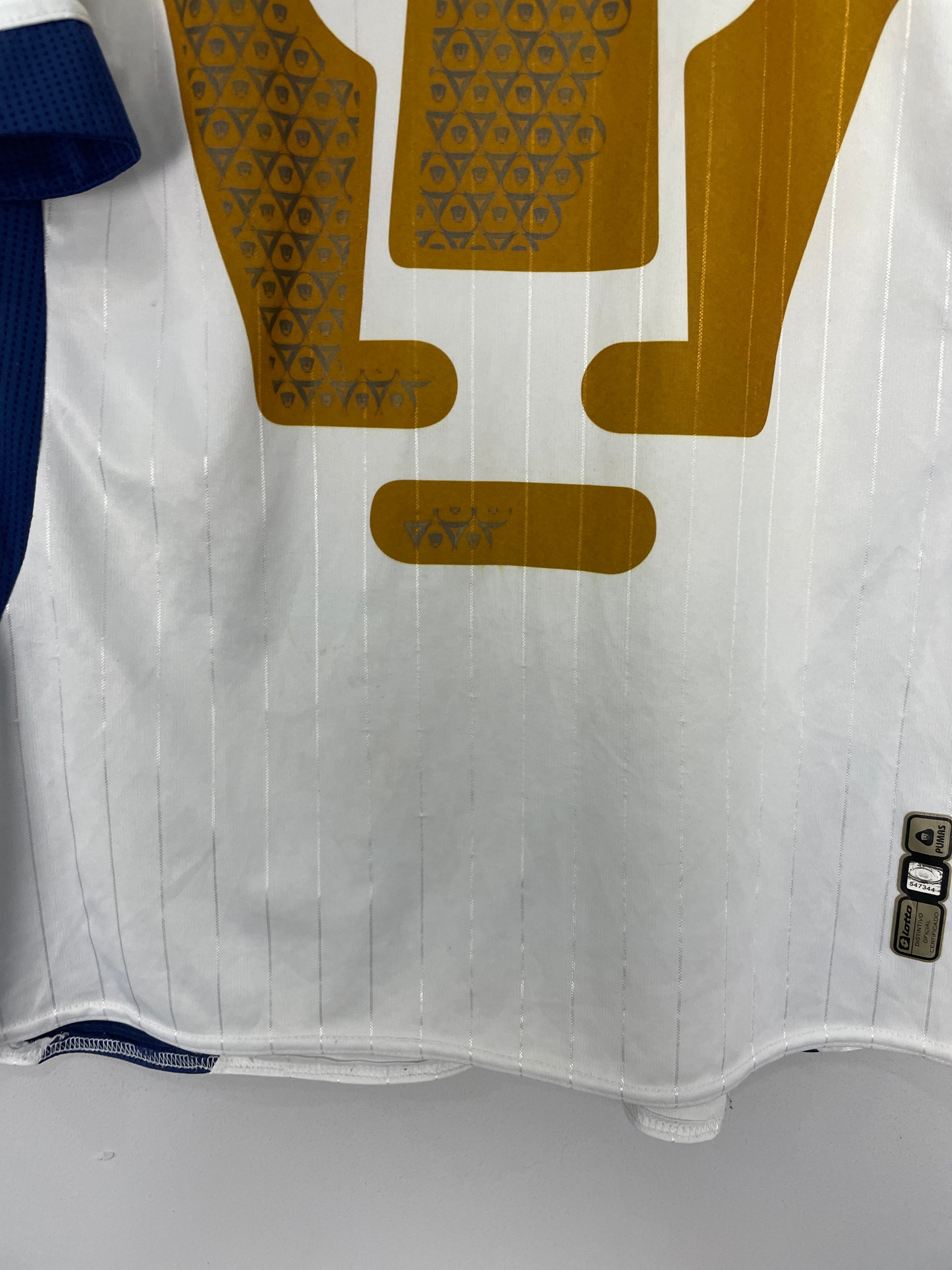 Shop 2008/09 UNAM PUMAS HOME SHIRT (XL) LOTTO, classic football shirts, vintage football shirts & retro soccer jerseys at Cult Kits