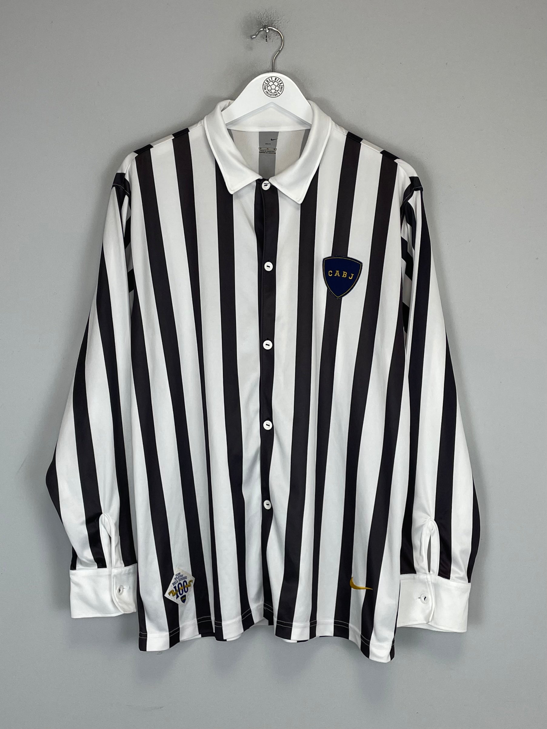 Shop 2005/06 BOCA JUNIORS L/S CENTENARY SHIRT (XL) NIKE, classic football shirts, vintage football shirts & retro soccer jerseys at Cult Kits