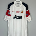 Shop 2010/11 MANCHESTER UNITED GIGGS #11 *CL FINAL* AWAY SHIRT (XXXL) NIKE, classic football shirts, vintage football shirts & retro soccer jerseys at Cult Kits