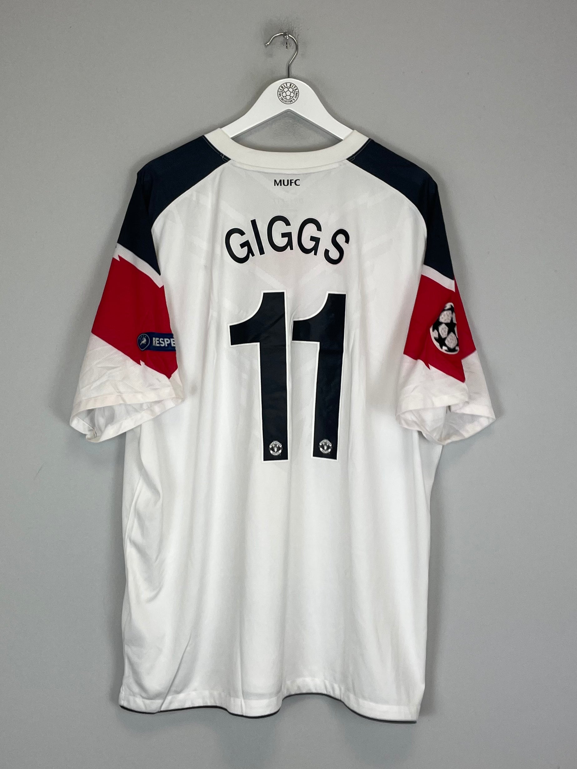 Shop 2010/11 MANCHESTER UNITED GIGGS #11 *CL FINAL* AWAY SHIRT (XXXL) NIKE, classic football shirts, vintage football shirts & retro soccer jerseys at Cult Kits