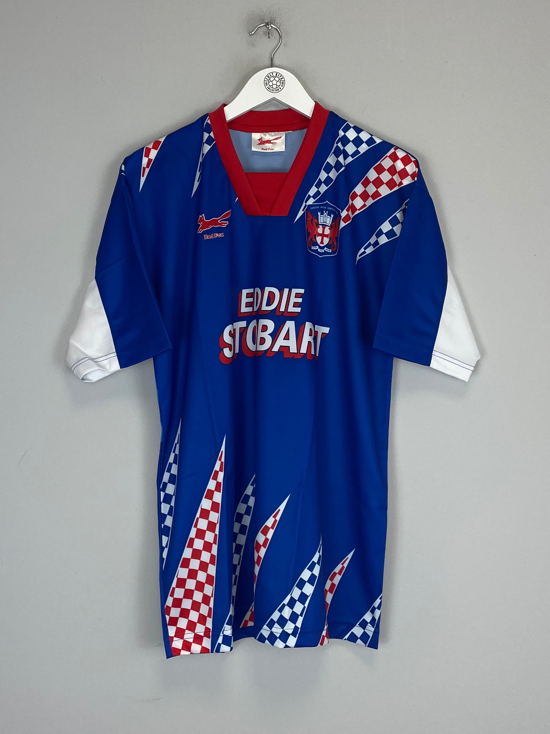 Shop 1995/97 CARLISLE *MINT* HOME SHIRT (L) RED FOX, classic football shirts, vintage football shirts & retro soccer jerseys at Cult Kits
