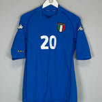Shop 2002 ITALY TOTTI #10 HOME SHIRT (L) KAPPA, classic football shirts, vintage football shirts & retro soccer jerseys at Cult Kits