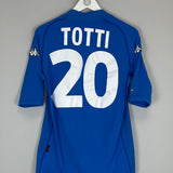 Shop 2002 ITALY TOTTI #10 HOME SHIRT (L) KAPPA, classic football shirts, vintage football shirts & retro soccer jerseys at Cult Kits