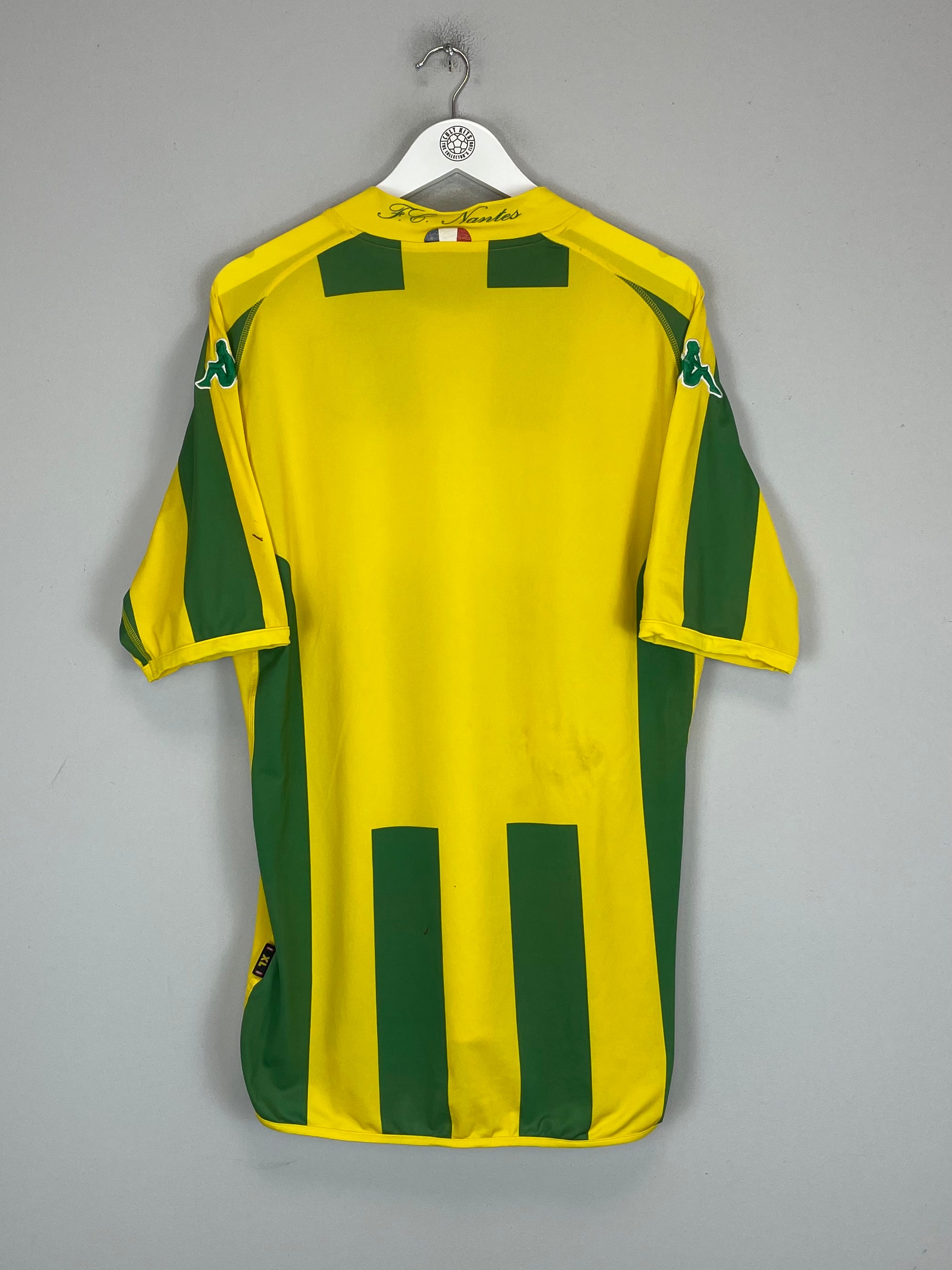 Shop 2009/10 NANTES HOME SHIRT (XL) KAPPA, classic football shirts, vintage football shirts & retro soccer jerseys at Cult Kits