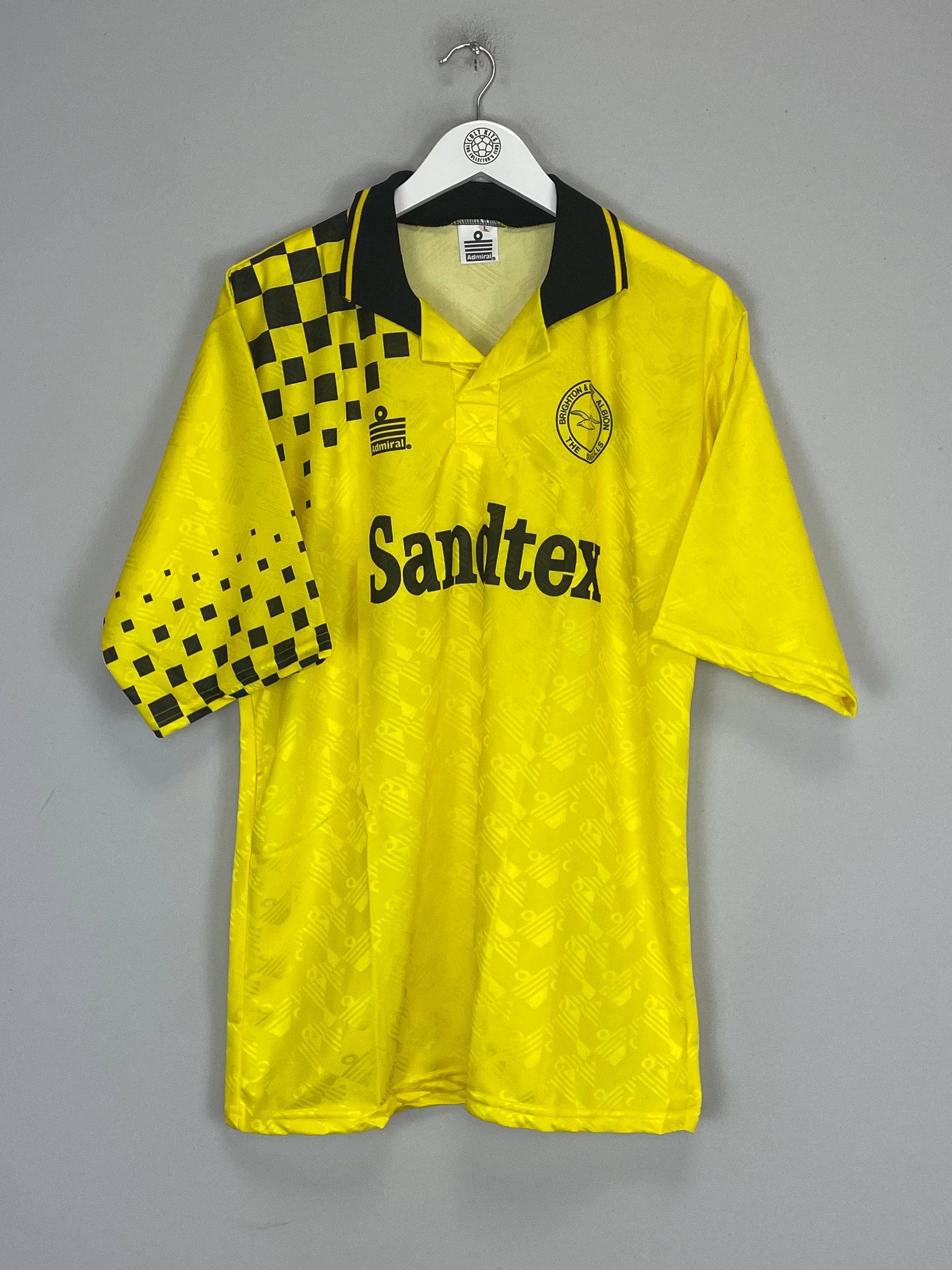 Shop 1995/96 BRIGHTON *MINT* AWAY SHIRT (L) ADMIRAL, classic football shirts, vintage football shirts & retro soccer jerseys at Cult Kits