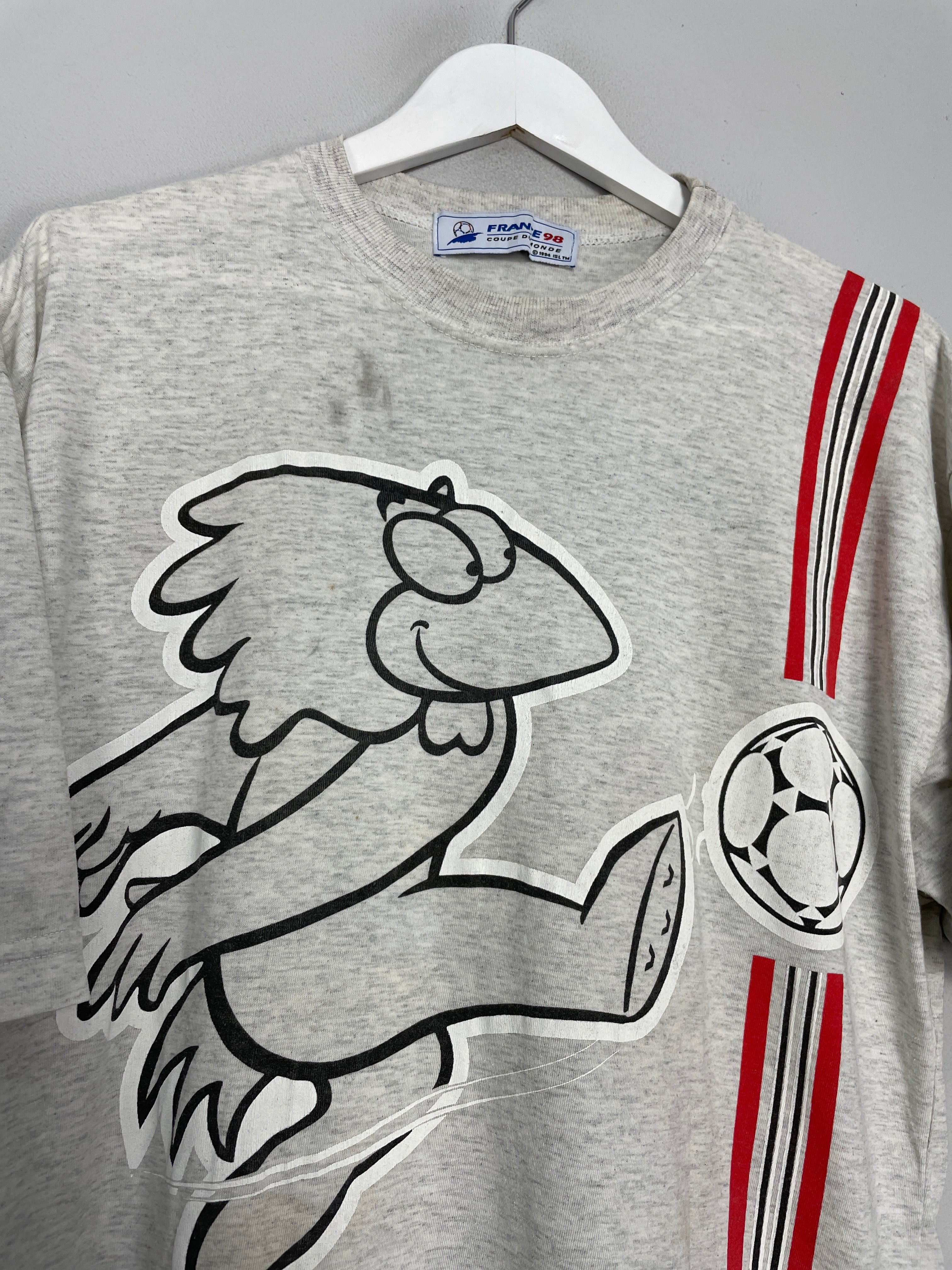 Shop 1998 FRANCE T-SHIRT (M) OM, classic football shirts, vintage football shirts & retro soccer jerseys at Cult Kits